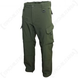 Olive Green Softshell Explorer Trousers - Epic Militaria