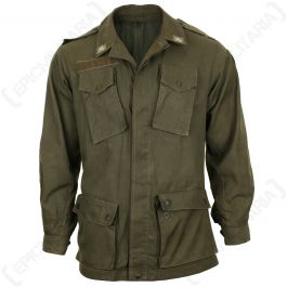 Italian Genuine Vintage Army Shirt Field Jacket green olive G1/G2 