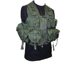 9 Pocket Olive Green Tactical Vest - Epic Militaria