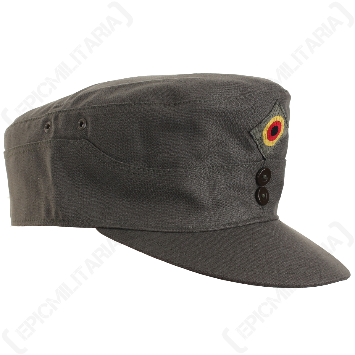Moleskin German Army Cap - Olive - Epic 