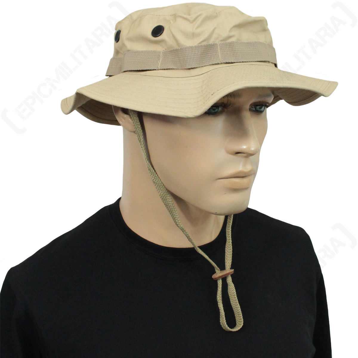US Khaki Rip Stop Boonie Hat Epic Militaria