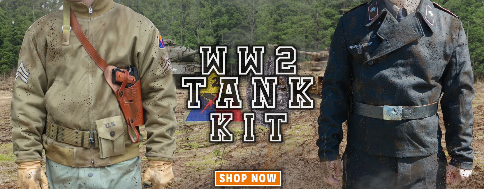WW2 Tank Kit Banner