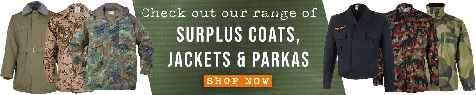 Epic Militaria Surplus Jackets, Coats & Parkas